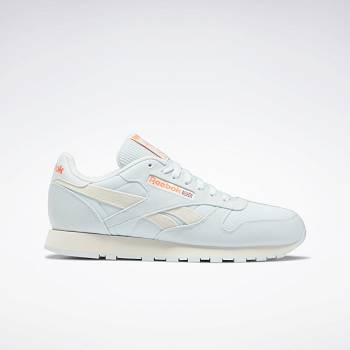 Reebok Classic Kožené Svetlo Modre - Panske Tenisky